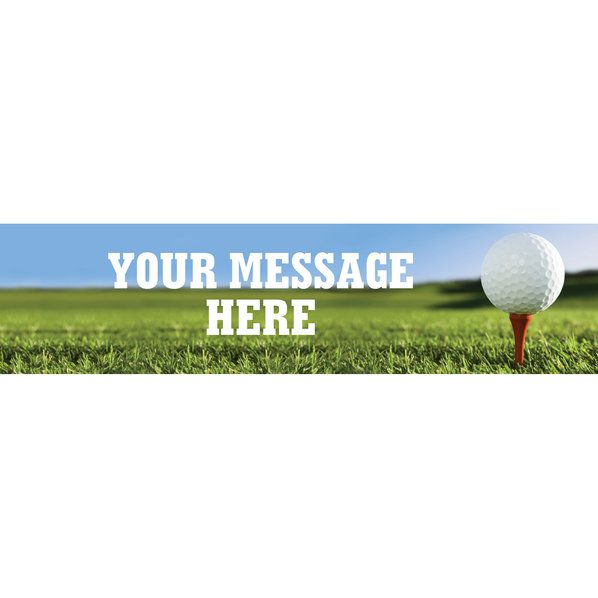 WELCOME GOLFERS BANNER 